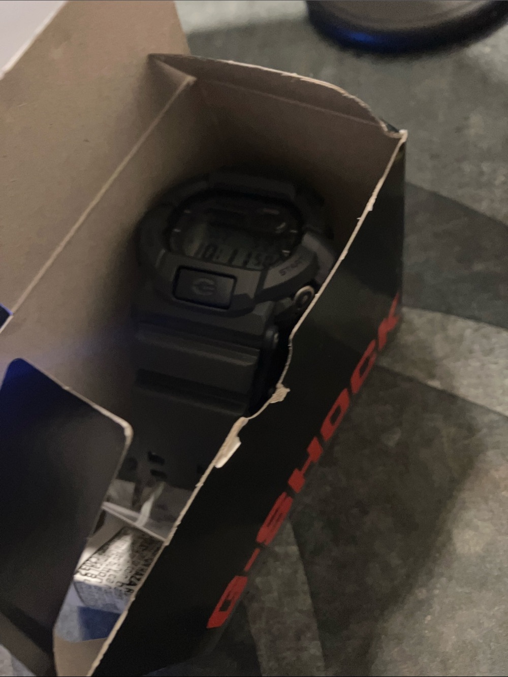 G-Shock Black Digital Resin Strap Watch